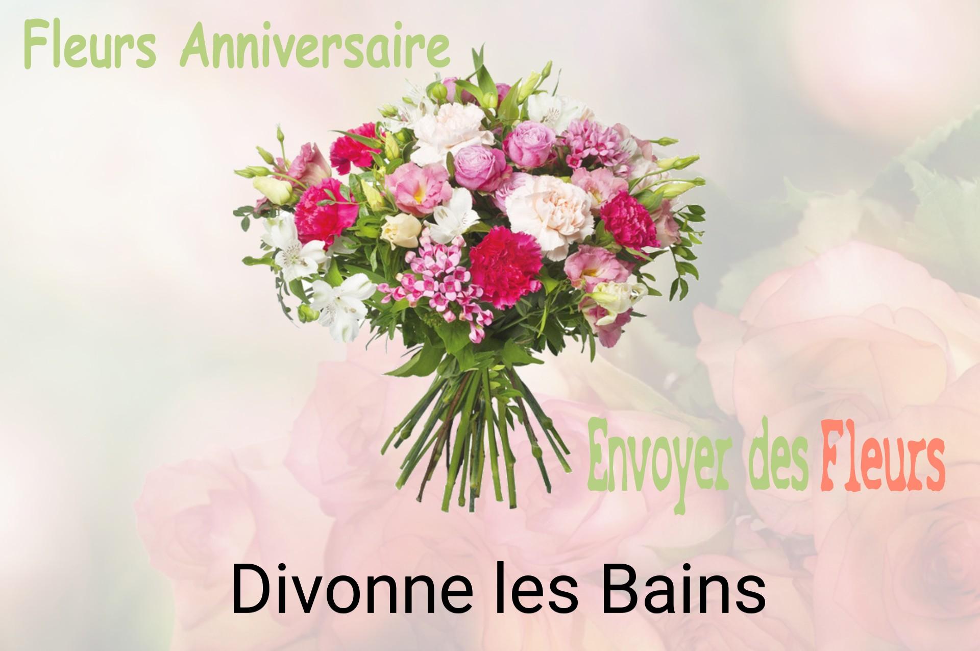 Bouquet de fleurs d’anniversaire livré à Divonne-les-Bains